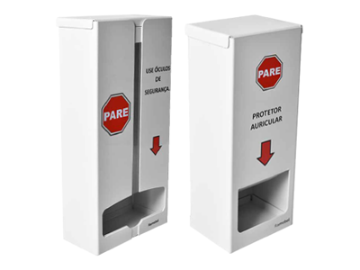 DISPENSER ÓCULOS E PROTETOR AUDITIVO